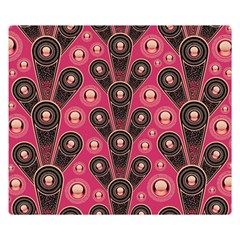 Background Abstract Pattern Double Sided Flano Blanket (small) 