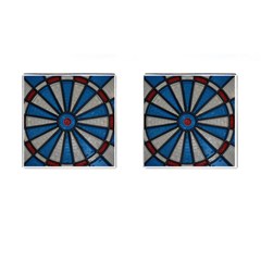 Darts Throw Cufflinks (square)