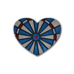 Darts Throw Heart Coaster (4 Pack) 