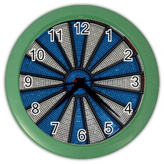 Darts Throw Color Wall Clock by HermanTelo