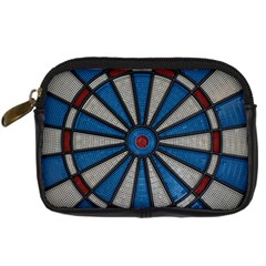 Darts Throw Digital Camera Leather Case by HermanTelo