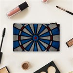 Darts Throw Cosmetic Bag (Small) Back