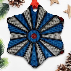 Darts Throw Snowflake Ornament (two Sides)