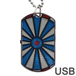 Darts Throw Dog Tag USB Flash (Two Sides) Front