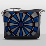 Darts Throw Messenger Bag Front