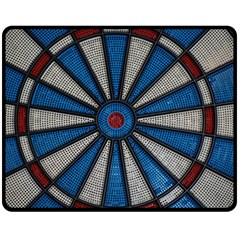 Darts Throw Double Sided Fleece Blanket (medium) 