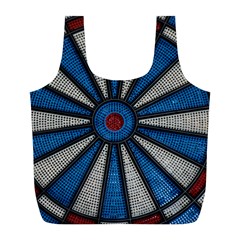 Darts Throw Full Print Recycle Bag (l)