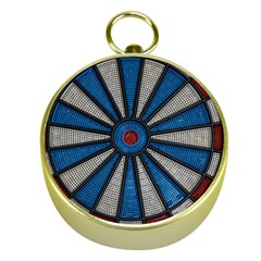 Darts Throw Gold Compasses by HermanTelo