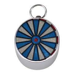 Darts Throw Mini Silver Compasses