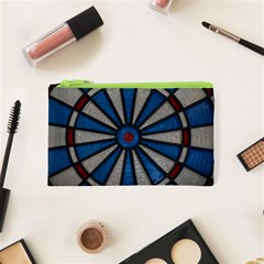 Darts Throw Cosmetic Bag (xs) by HermanTelo