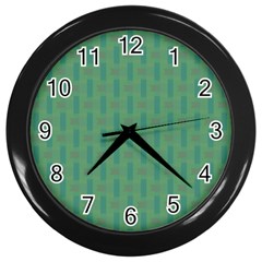 Pattern Background Blure Wall Clock (black) by HermanTelo