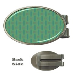 Pattern Background Blure Money Clips (oval) 