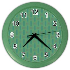 Pattern Background Blure Color Wall Clock