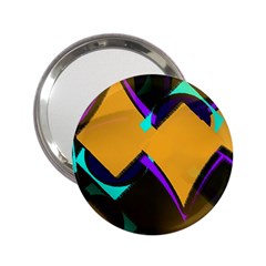 Geometric Gradient Psychedelic 2 25  Handbag Mirrors by HermanTelo