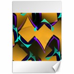 Geometric Gradient Psychedelic Canvas 12  x 18  11.88 x17.36  Canvas - 1