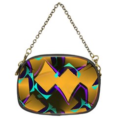 Geometric Gradient Psychedelic Chain Purse (two Sides) by HermanTelo