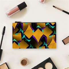 Geometric Gradient Psychedelic Cosmetic Bag (small)