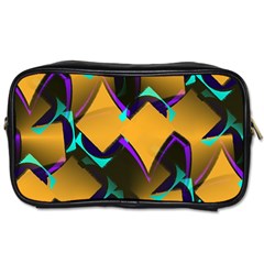 Geometric Gradient Psychedelic Toiletries Bag (one Side)