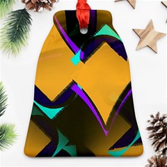 Geometric Gradient Psychedelic Ornament (bell)