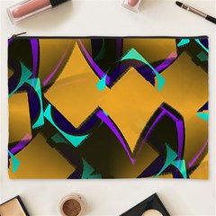 Geometric Gradient Psychedelic Cosmetic Bag (xxxl)