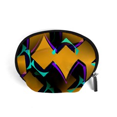 Geometric Gradient Psychedelic Accessory Pouch (small)