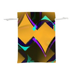 Geometric Gradient Psychedelic Lightweight Drawstring Pouch (s) by HermanTelo