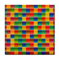 Background Colorful Abstract Tile Coaster by HermanTelo