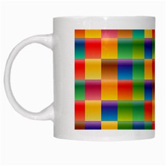 Background Colorful Abstract White Mugs by HermanTelo