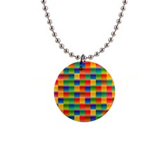 Background Colorful Abstract 1  Button Necklace