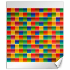 Background Colorful Abstract Canvas 8  X 10  by HermanTelo