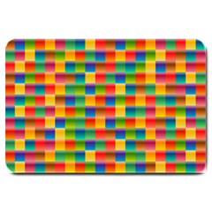 Background Colorful Abstract Large Doormat 