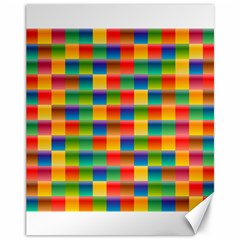 Background Colorful Abstract Canvas 11  X 14 