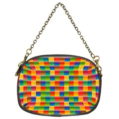 Background Colorful Abstract Chain Purse (one Side) by HermanTelo