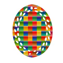 Background Colorful Abstract Ornament (oval Filigree)