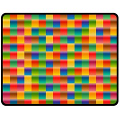 Background Colorful Abstract Double Sided Fleece Blanket (medium) 