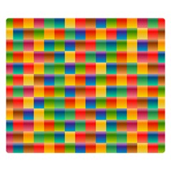 Background Colorful Abstract Double Sided Flano Blanket (small) 