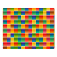 Background Colorful Abstract Double Sided Flano Blanket (large) 