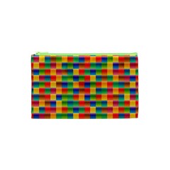 Background Colorful Abstract Cosmetic Bag (xs)