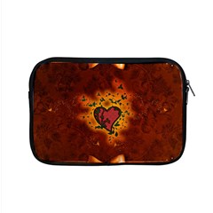 Beautiful Heart With Leaves Apple Macbook Pro 15  Zipper Case by FantasyWorld7