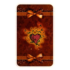 Beautiful Heart With Leaves Memory Card Reader (rectangular) by FantasyWorld7