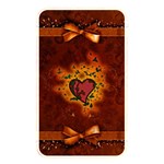 Beautiful Heart With Leaves Memory Card Reader (Rectangular) Front