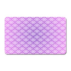 Pattern Texture Geometric Purple Magnet (rectangular) by Mariart