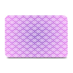 Pattern Texture Geometric Purple Plate Mats by Mariart