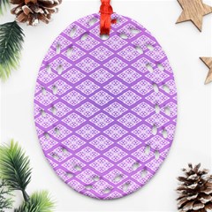 Pattern Texture Geometric Purple Ornament (oval Filigree)