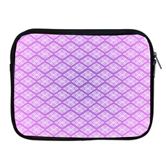 Pattern Texture Geometric Purple Apple Ipad 2/3/4 Zipper Cases by Mariart