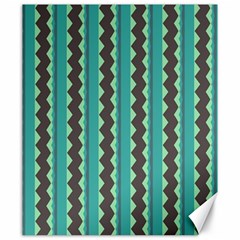 Background Chevron Blue Canvas 20  X 24 