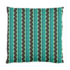 Background Chevron Blue Standard Cushion Case (one Side) by HermanTelo