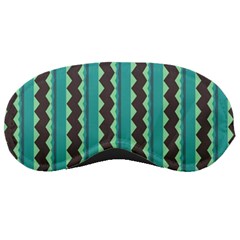 Background Chevron Blue Sleeping Mask