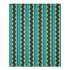 Background Chevron Blue Shower Curtain 60  X 72  (medium)  by HermanTelo