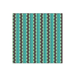 Background Chevron Blue Satin Bandana Scarf